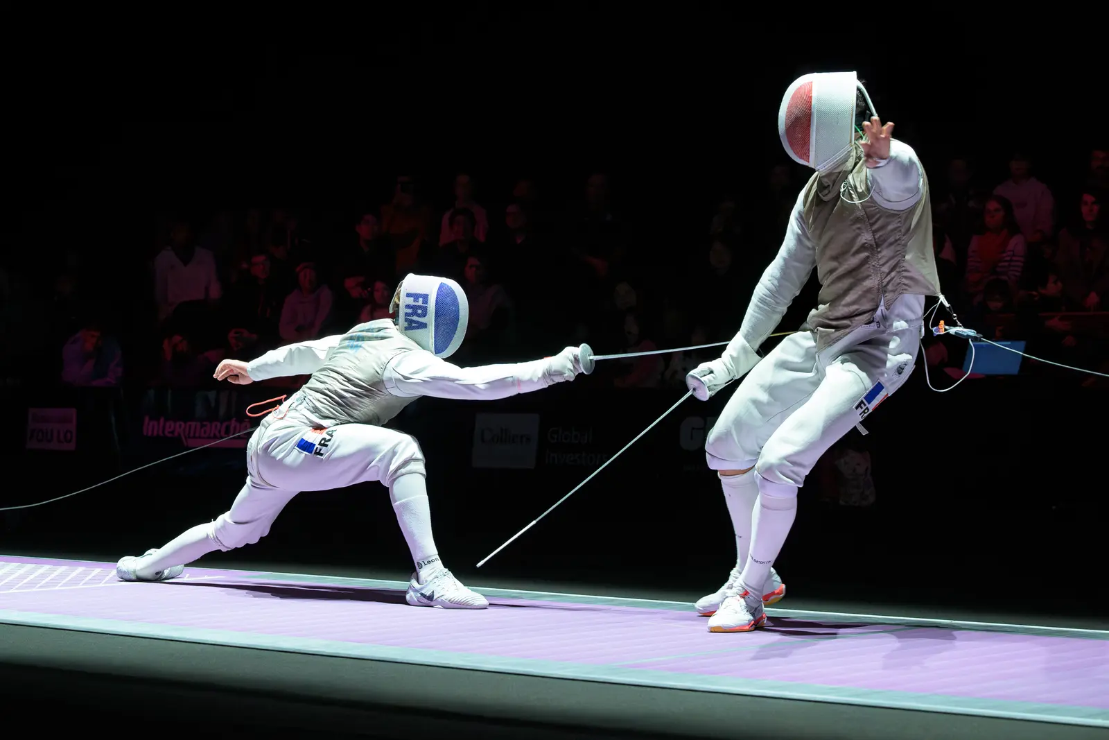 Action lors d'un événement sportif couvert par un photographe événementiel