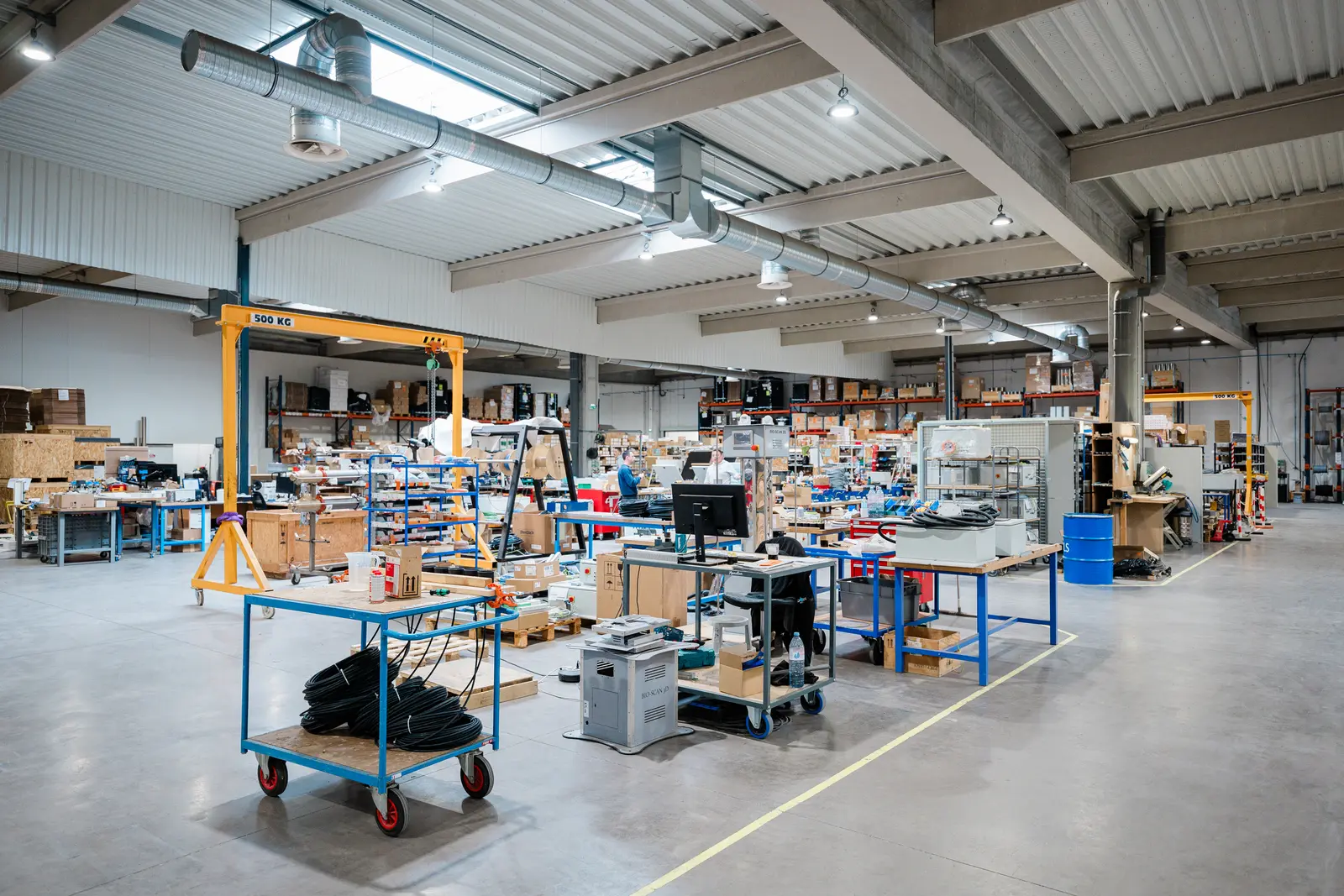 Reportage photo dans un atelier de production en Île-de-France